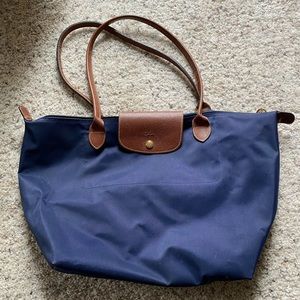 Blue Longchamp Purse